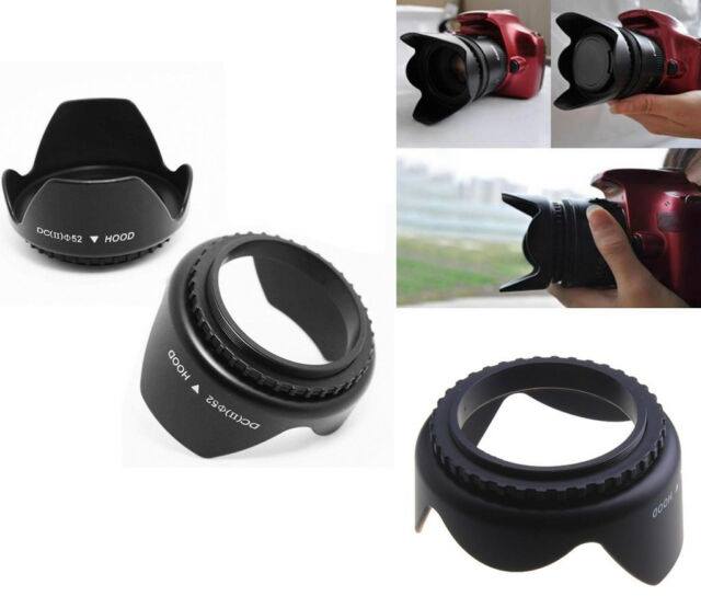 52mm Flower Petal Camera Lens Hood