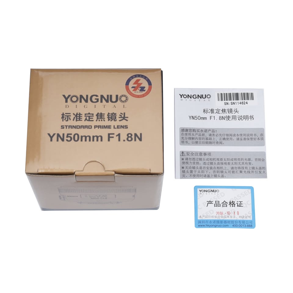 Yongnuo 50mm f1.8 Lens for Nikon