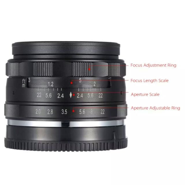 Meike 50mm f/2 Manual Focus Lens for Sony E-Mount