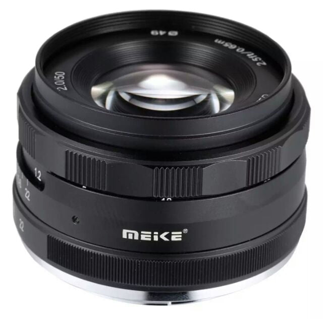 Meike 50mm f/2 Manual Focus Lens for Sony E-Mount