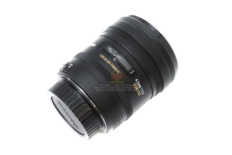 Sigma 4.5mm f/2.8 DC EX HSM Circular Fisheye Lens (For Canon)