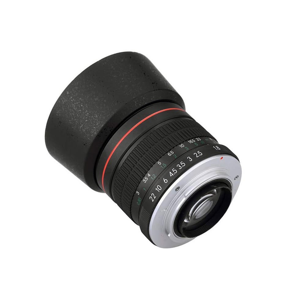 Andoer 85mm F1.8 Manual Focus Lens for Canon
