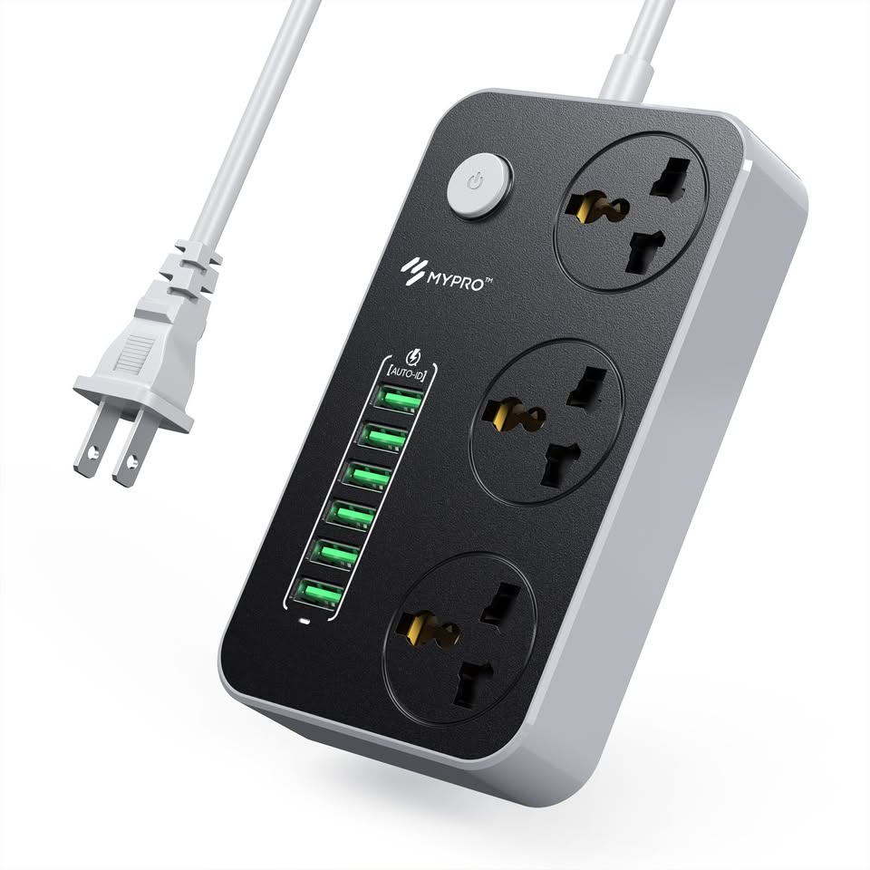 MyPro PS1 Powerstrip with 6 USB Port Extension Wire