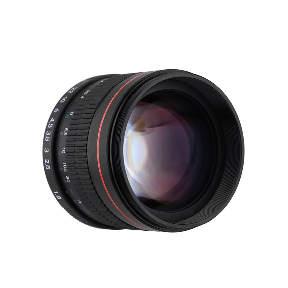 Andoer 85mm F1.8 Manual Focus Lens for Canon