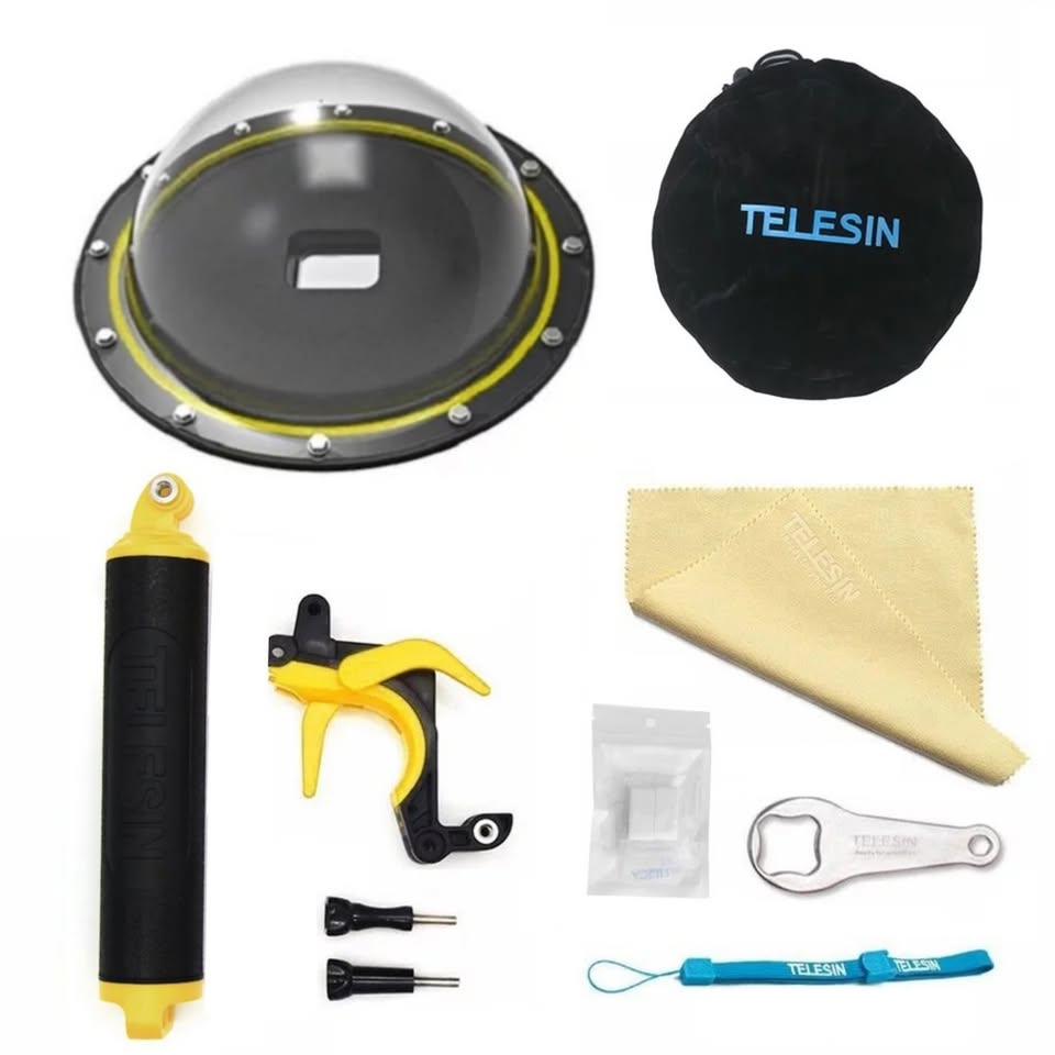 Telesin Underwater Dome w/ Trigger For GoPro Hero 8 Black