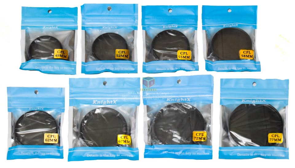 KnightX CPL/Circular Polarizer Lens Filters
