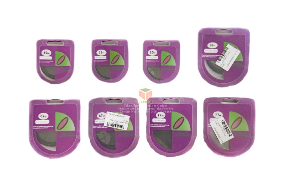 Variable ND (Neutral Density) Filters
