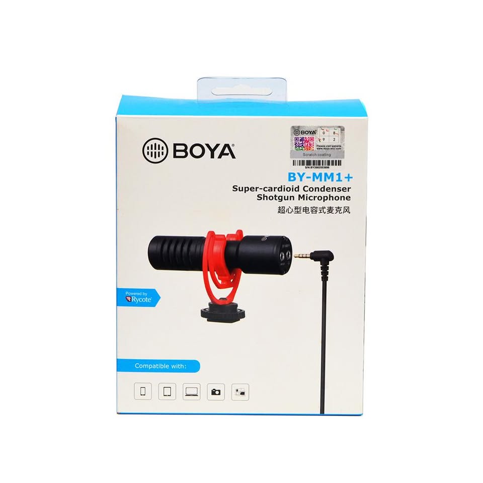 Boya BY-MM1+ Supercardioid Microphone