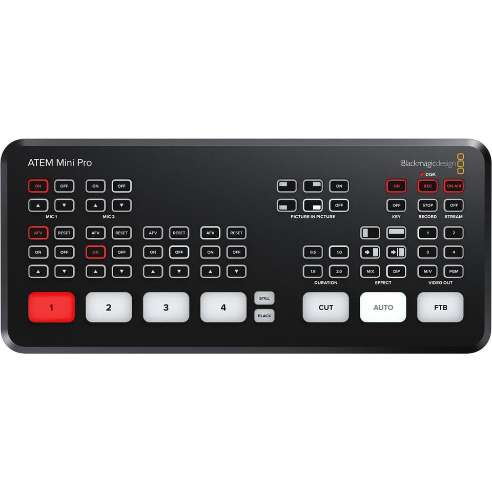 Blackmagic Atem Mini Pro Livestream Video Switcher Mixer