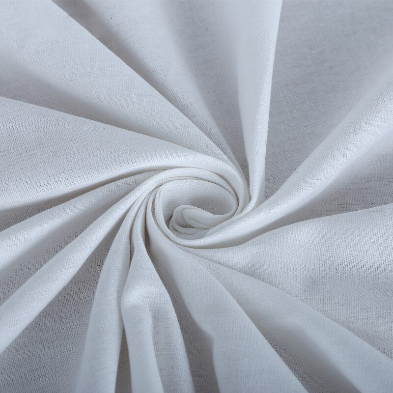 6.5 x 10 Feet Seamless White Muslin Background Cloth