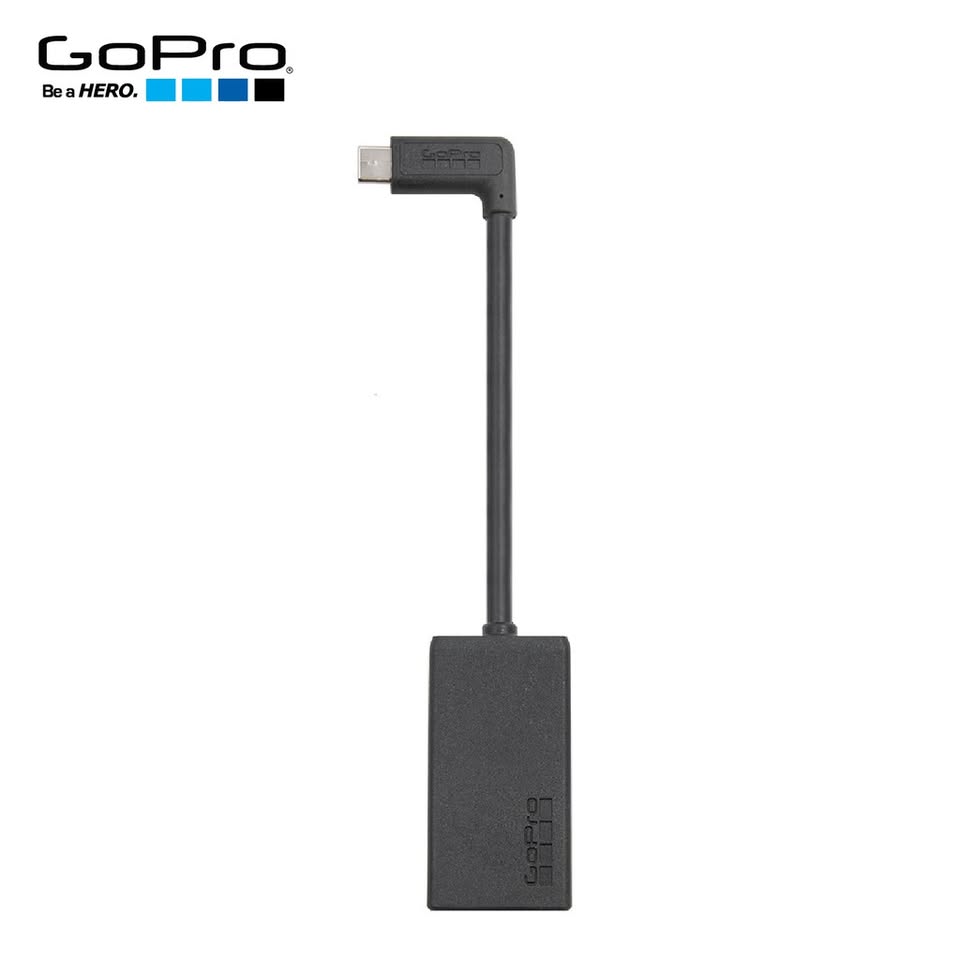 GoPro 3.5mm Mic Adapter for Hero 5/6/7/8/9/10 Black