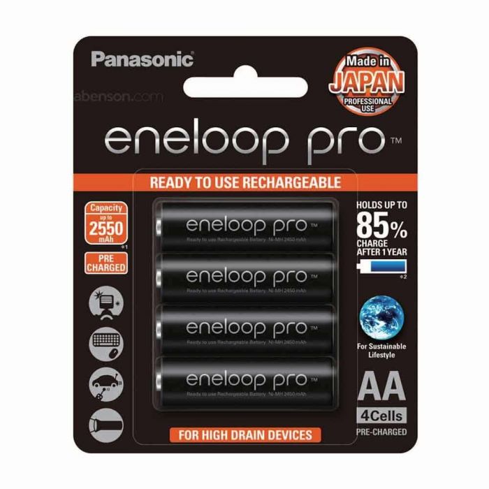 Panasonic Eneloop Pro AA Batteries (Pack of 4)