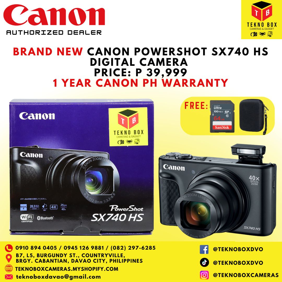 Canon PowerShot SX740 HS Digital Camera