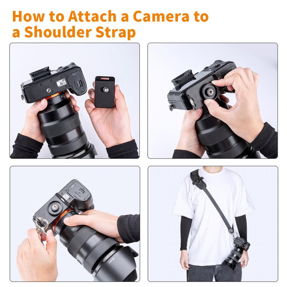 K&F GW44 Double Quick Release Camera Shoulder Neck Strap