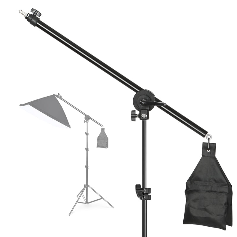 Pxel 140cm Cross Arm Bracket with Counterweight and 2 meters stand
