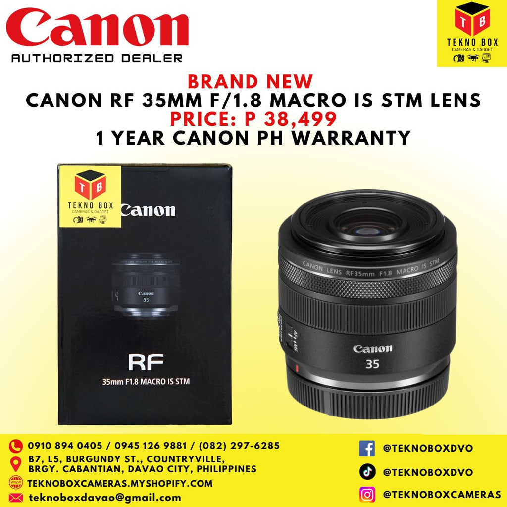 Canon RF 35mm F/1.8 Macro IS STM Lens