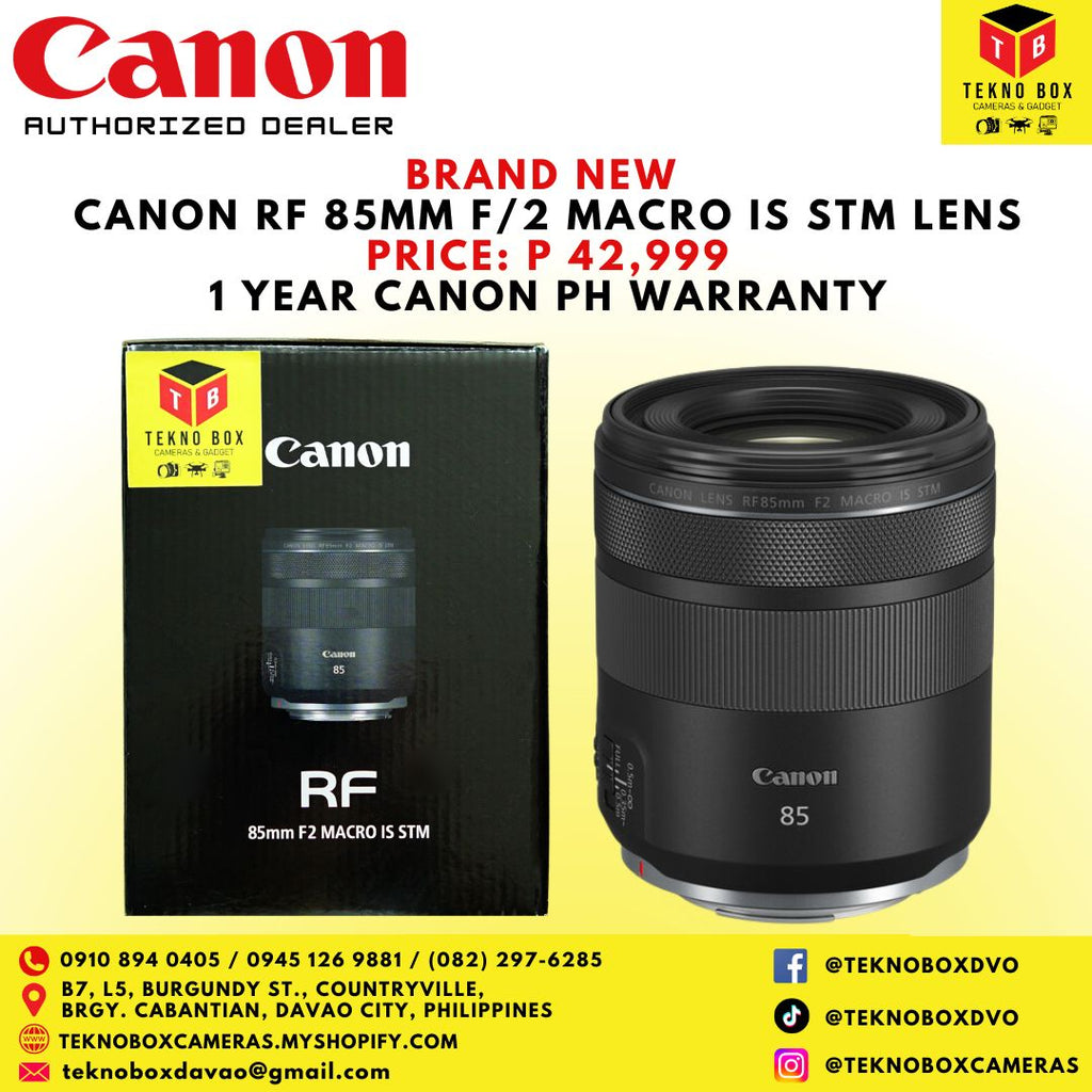 Canon RF 85mm F/2 Macro IS STM Lens