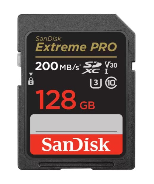 Sandisk Extreme Pro 128gb SD Memory Card