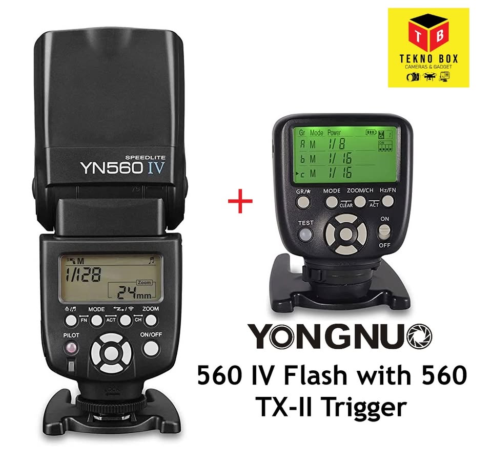 Yongnuo 560 IV Flash with Yongnuo 560 TX-II Trigger
