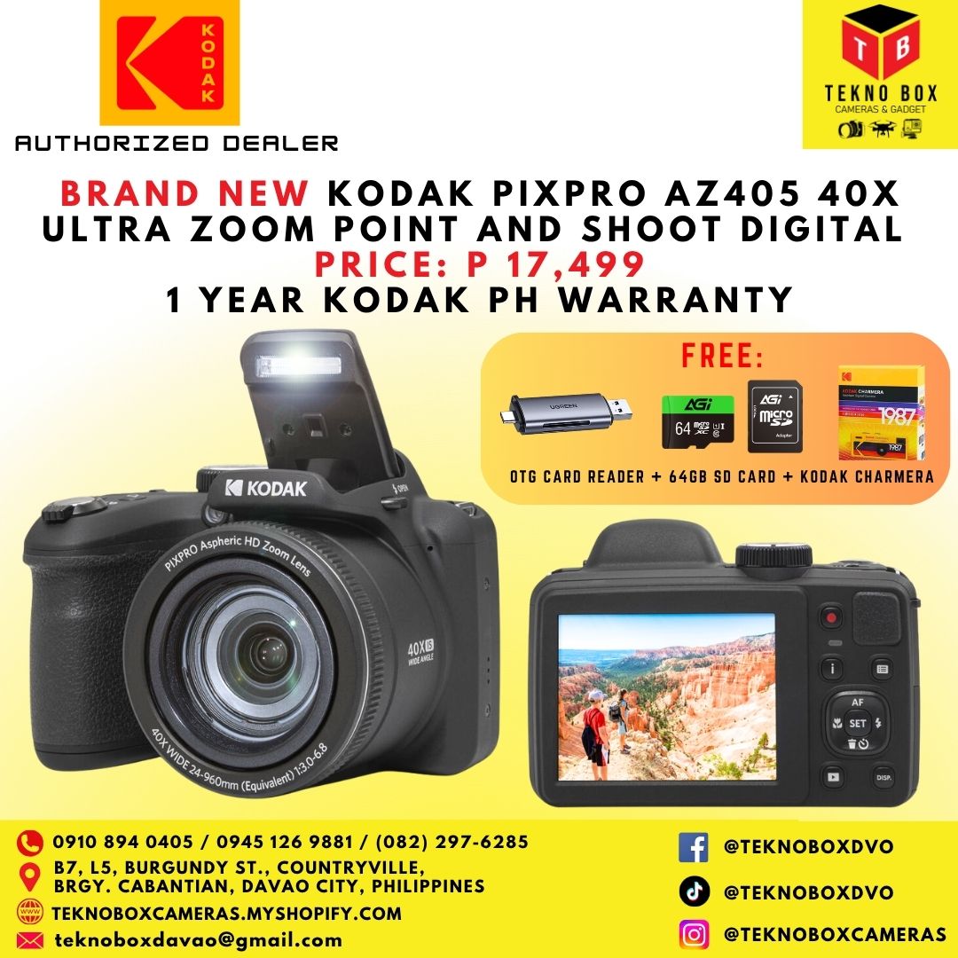 Kodak Pixpro AZ405 40X Ultra Zoom Point and Shoot Digital Camera