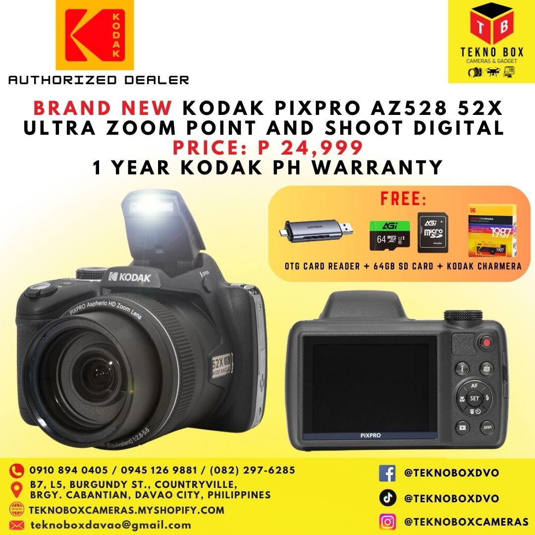 Kodak Pixpro AZ528 52X Ultra Zoom Point and Shoot Digital Camera