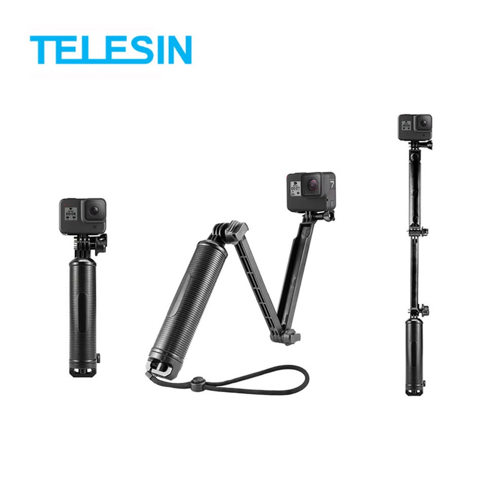 Telesin 3 Way Adjustable Monopod/Tripod