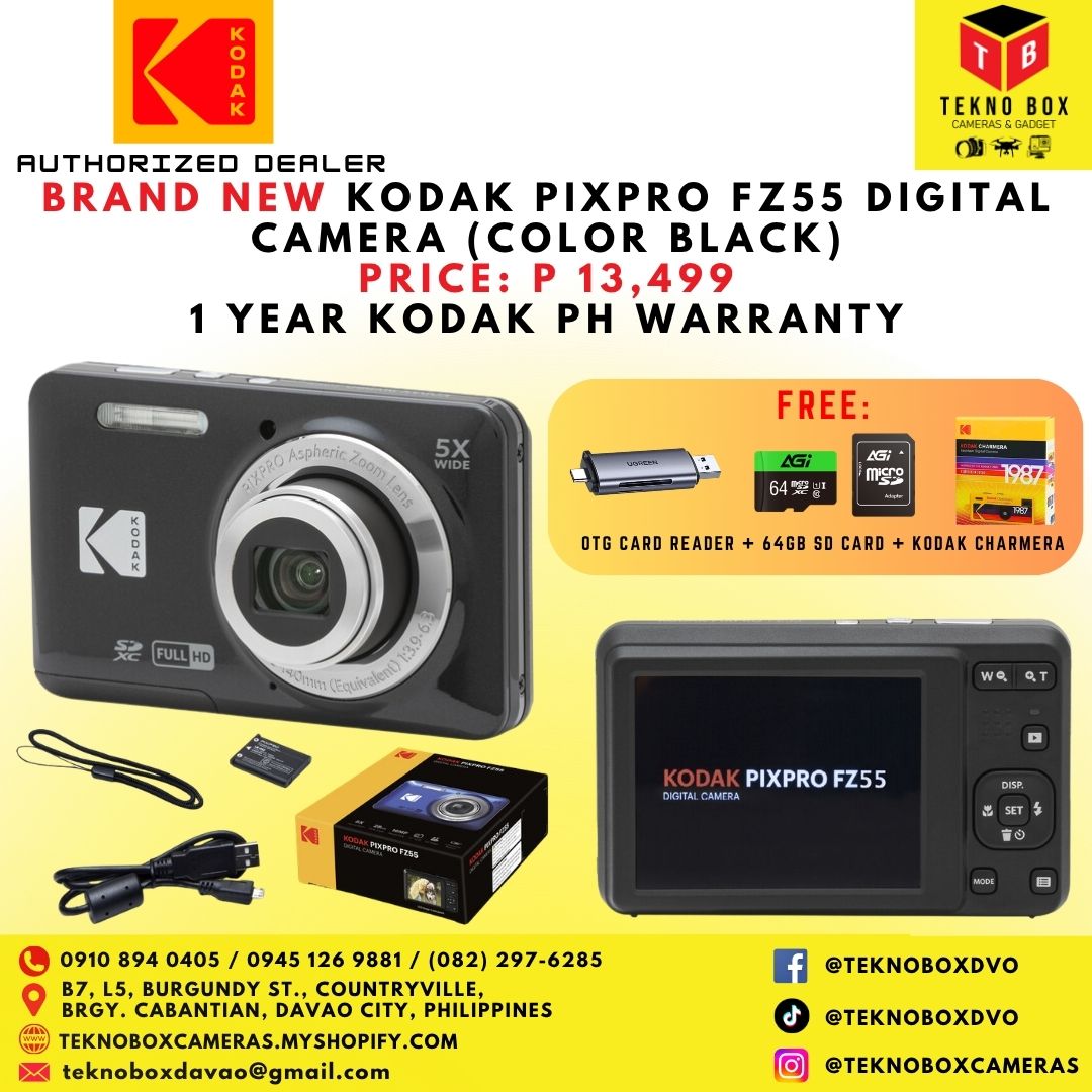 Brand New Kodak Pixpro FZ55 Compact Point & Shoot Digital Camera