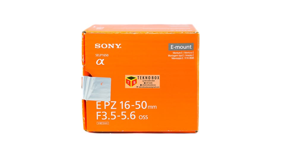 Sony 16-50mm f/3.5-5.6 E PZ OSS Lens