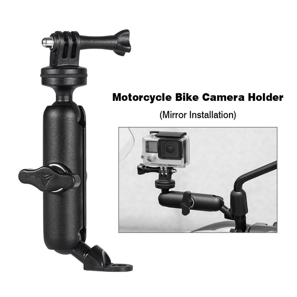 Mokoto Bike / Motorcycle Side Mirror  Mount for Action cameras