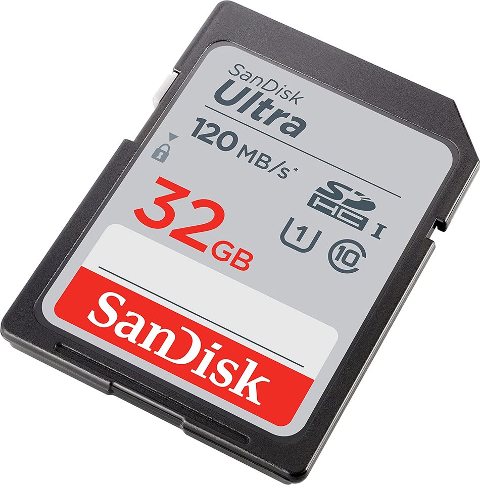 Sandisk Ultra 32gb Class 10 UHS-1 SD Memory Card