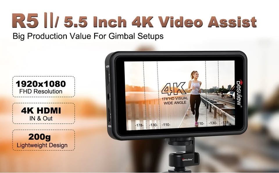 Desview R5 II Touchscreen External Camera