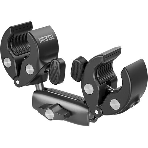 Telesin Dual Head Crab-Style Bike/Motorcycle/Pipe Clamp