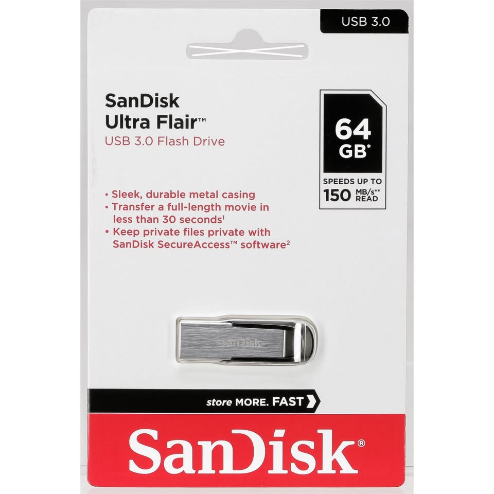 Sandisk Ultra Flair 3.0 USB Flash Drive