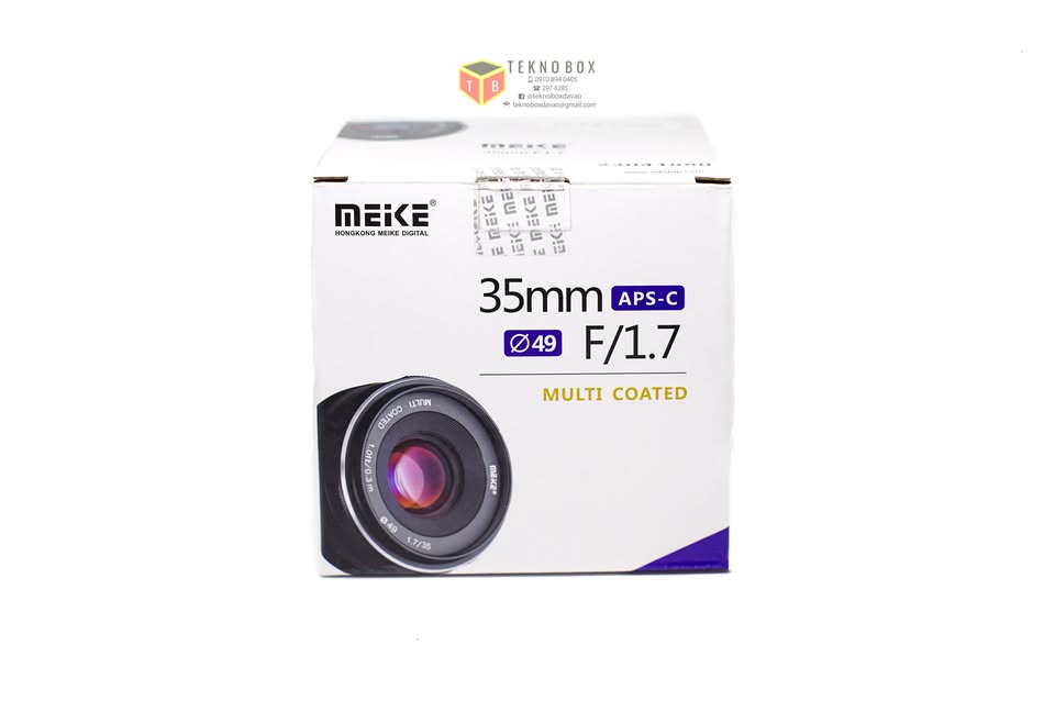 Meike 35mm F/1.7 Manual Lens (For Fuji X & Sony E Mount)