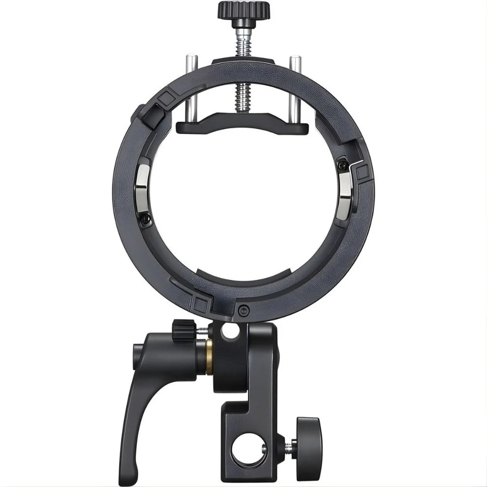 Godox S3 Universal S‑Type Speedlite Bracket for Umbrella Holder with Round/Square‑Head Flashes