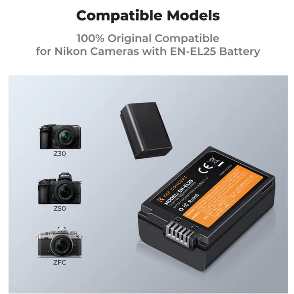 K&F EN-EL25 Charging Set