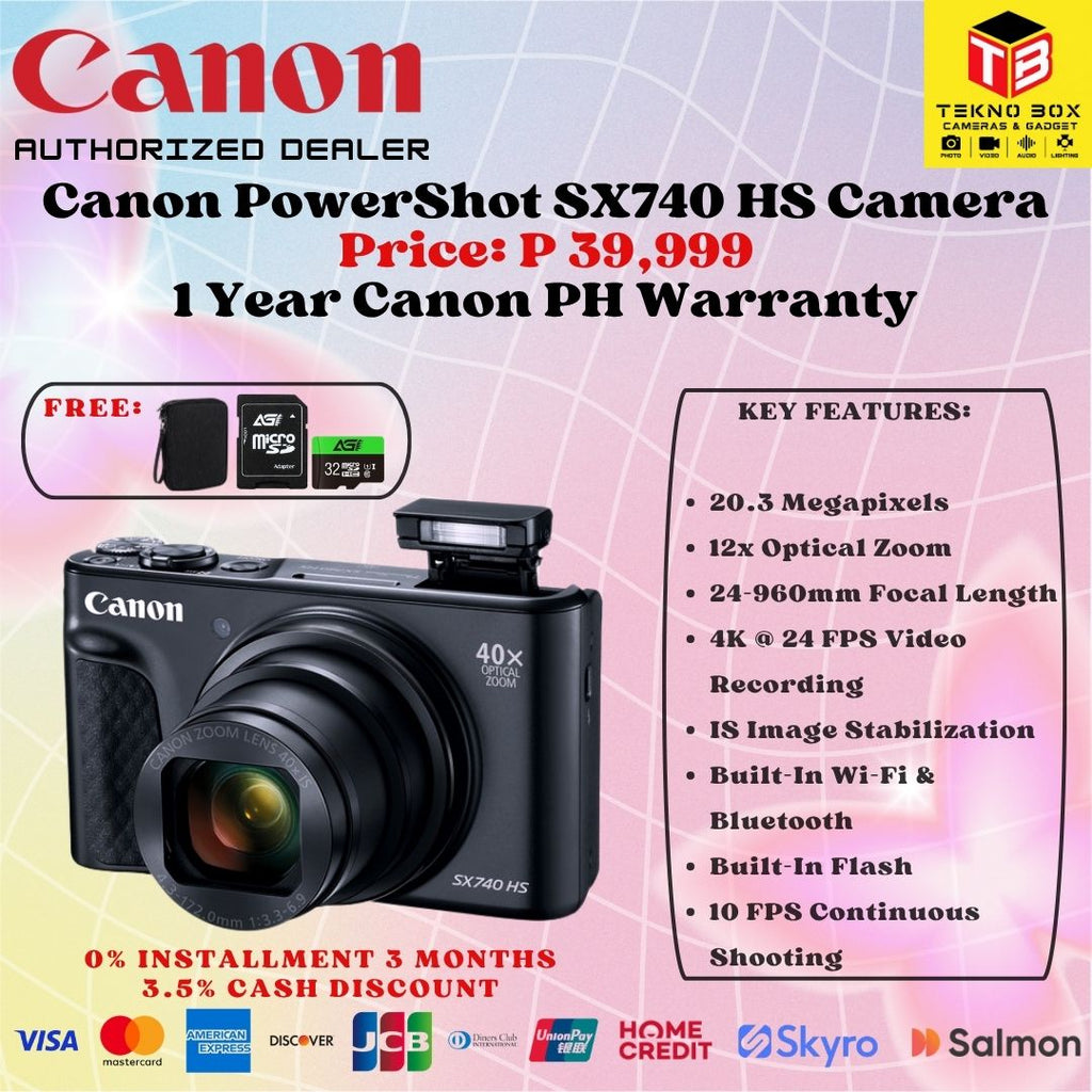 Canon PowerShot SX740 HS Digital Camera