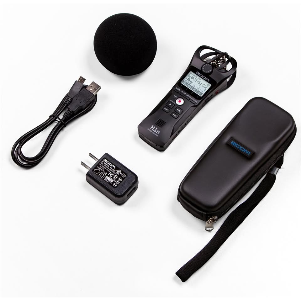Zoom H1n-VP Handy Audio Recorder (Value Pack)