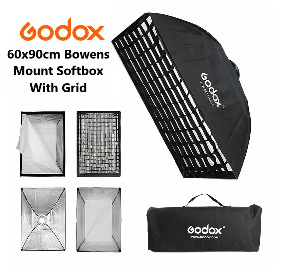 Godox 60x90cm Bowens Mount Softbox w/ Honeycomb Grid