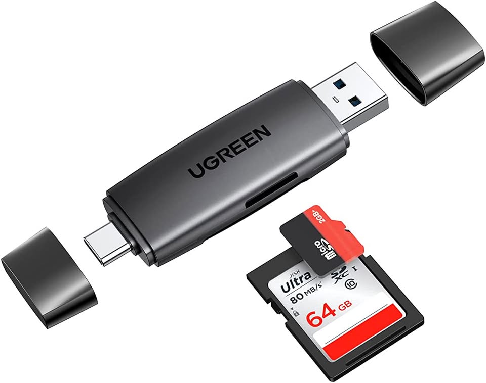 UGreen Type C OTG Adapter  (2-in-1 Multi-Card Reader)