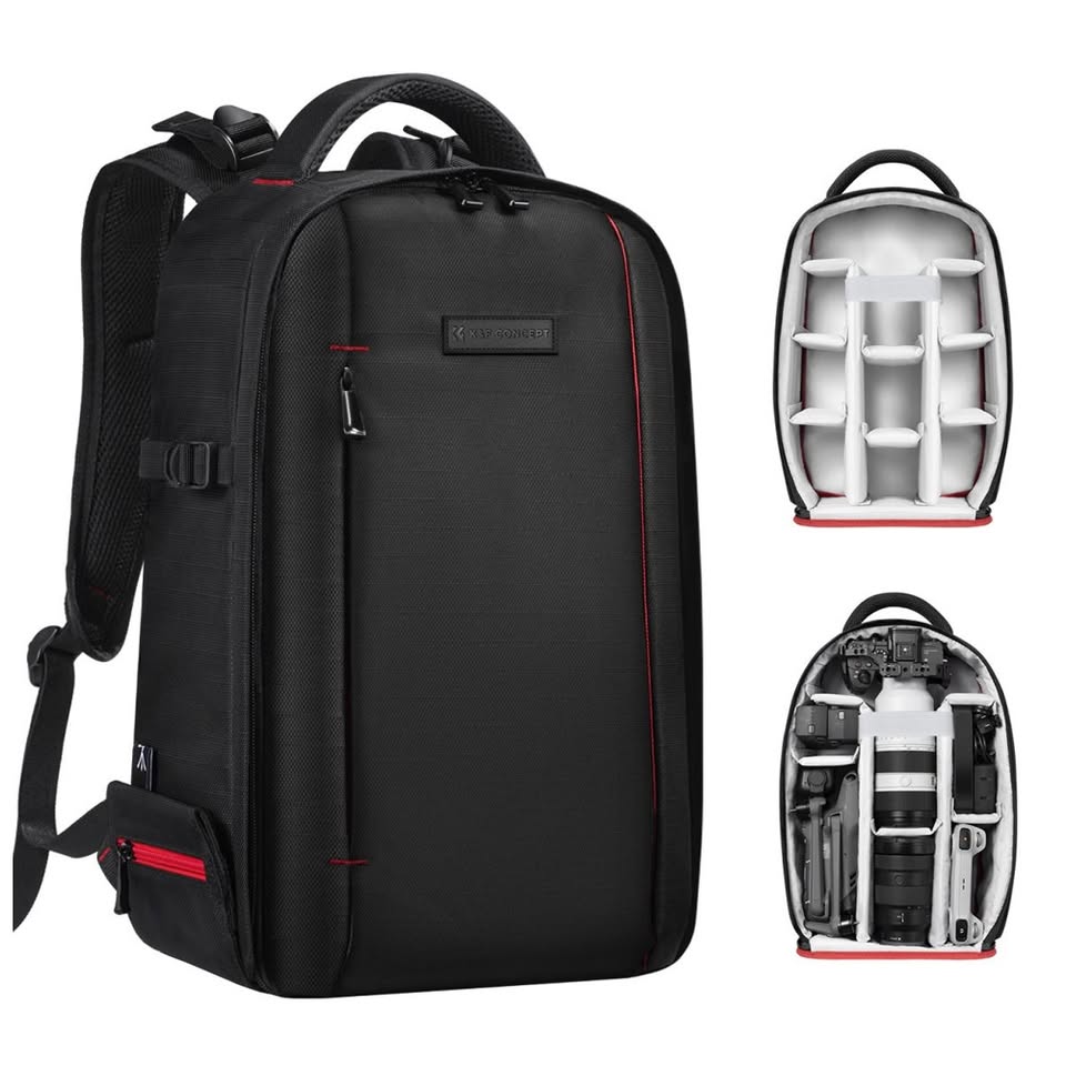 K&F Concept Beta 18 Liters Compact Camera Backpack Bag With Laptop Compartment Rain Cover