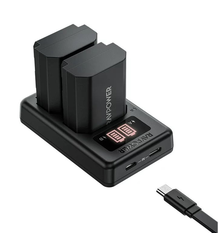 RavPower NP-FZ100 Dual Batteries with Charger