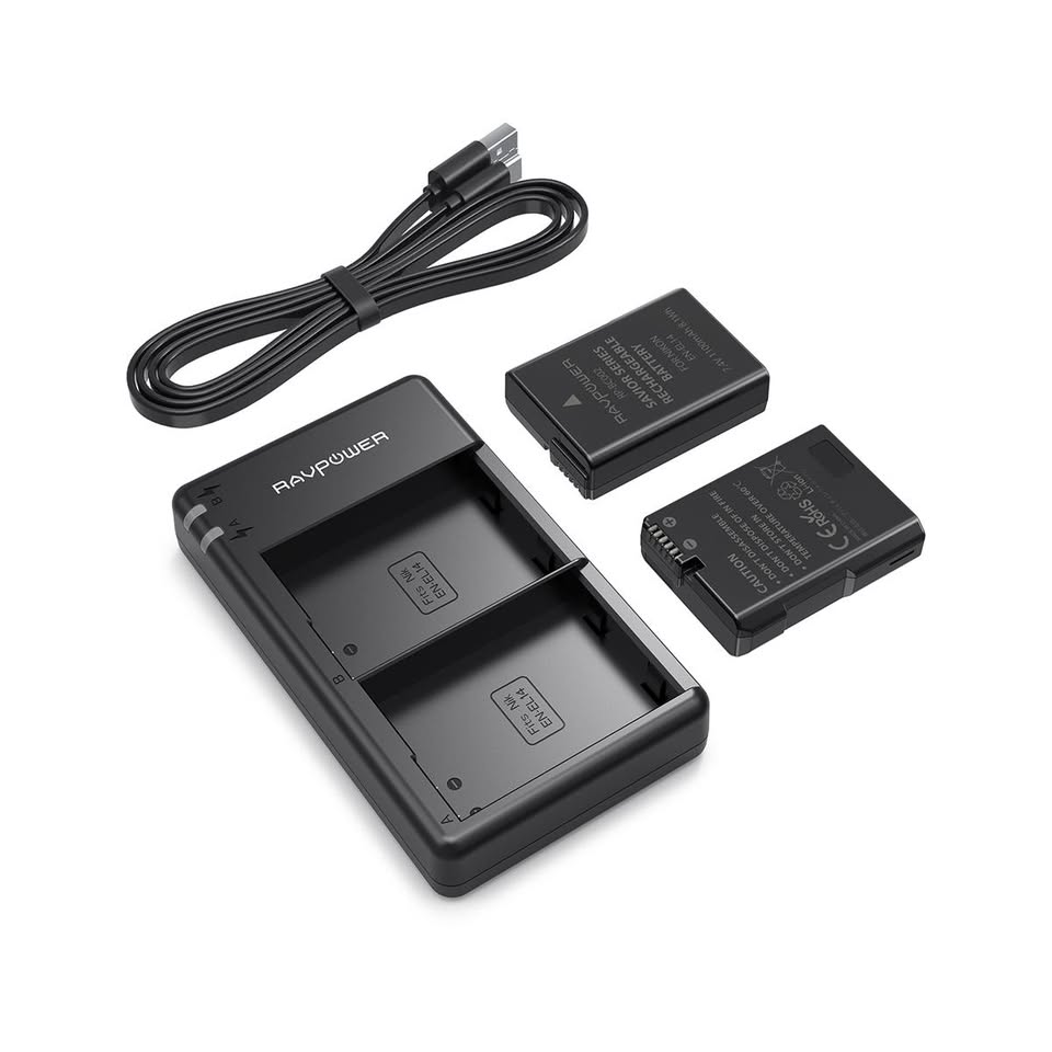 RavPower EN-EL14 Dual Batteries With Charger