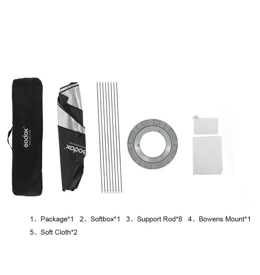 Godox 120cm Bowens Mount Octagon Softbox
