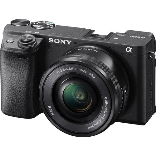 Sony A6400 with 16-50mm kit lens