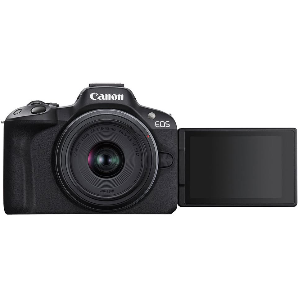 Canon R50 With 18-45mm IS STM Lens (BLACK)