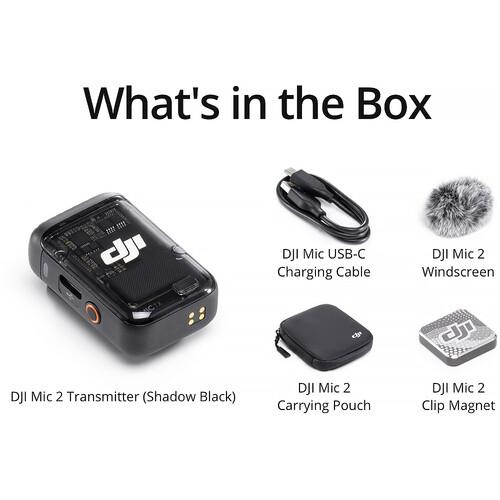 DJI Mic 2 Wireless Microphone With Built-In Recorder (Transmitter Only)