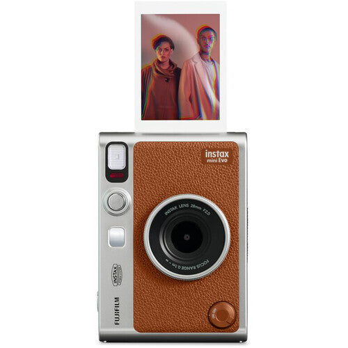 Fujifilm Instax Mini Evo Instant Camera and Printer (Brown)