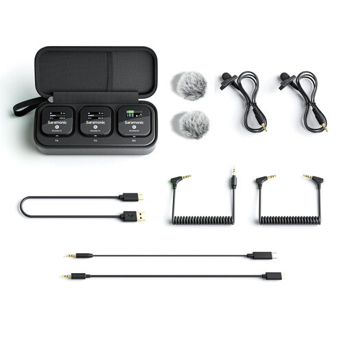 Saramonic Blink 900 B2 Wireless Microphone (2 TX, 1 RX, 1 Charging Case)