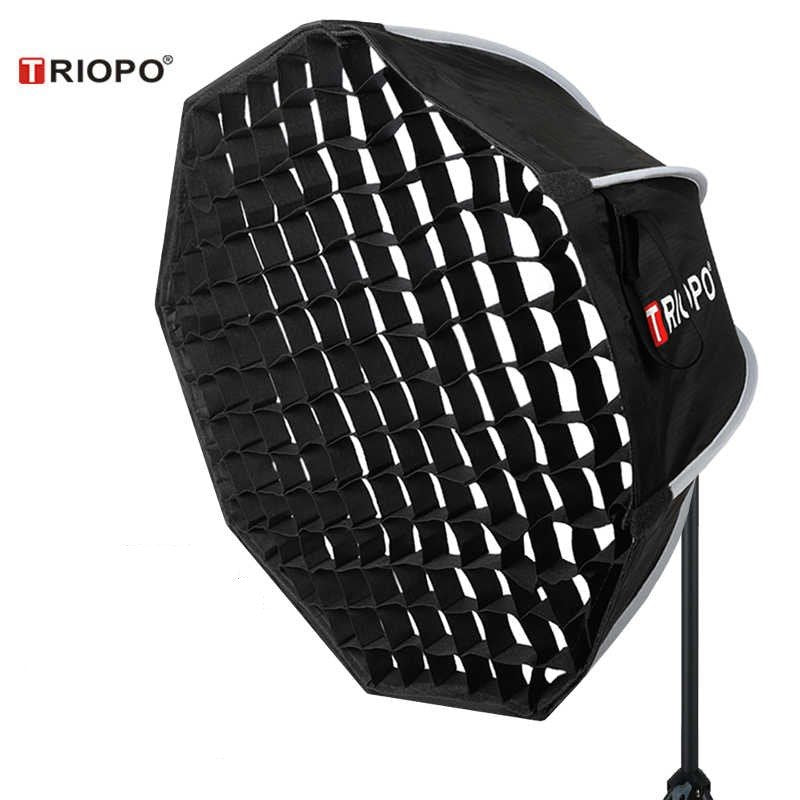 Triopo 65cm Speedlite Mount Octagon Soft Box with Grid